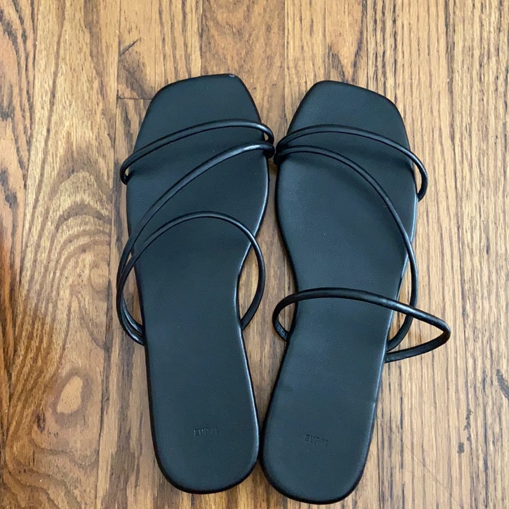 Shein black strappy sandal